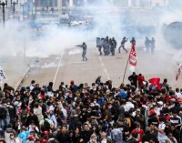 Brasil: más de 200 heridos tras un brutal choque entre docentes en huelga y policías