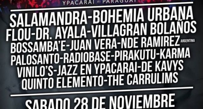 Regresa el festival musical Jopara Guasu a Ypacaraí