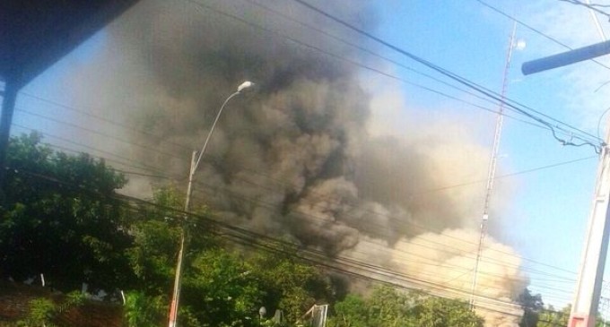 Controlan fuego en la subestación de Lambaré