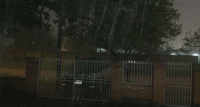 Intensa lluvia en el Norte
