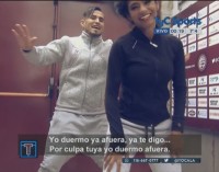 El jugador paraguayo Victor Ayala relató su propio gol con periodista panameña