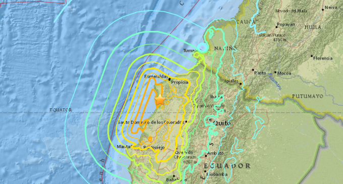 Se registra un nuevo sismo de magnitud 6,1 en Ecuador