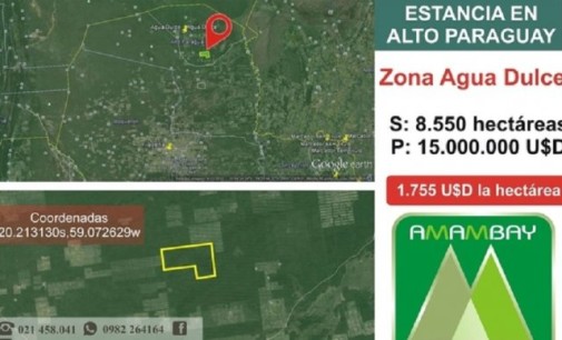 Ordenan investigación sobre presuntas ventas ilegales de tierras del Estado paraguayo