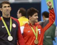Hace ocho años se fotografió con su ídolo Phelps y ahora lo ha vencido
