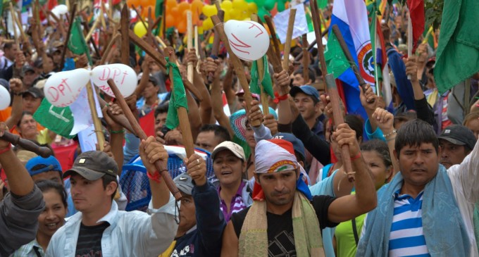 Desde hoy inicia la marcha campesina por el interior del país