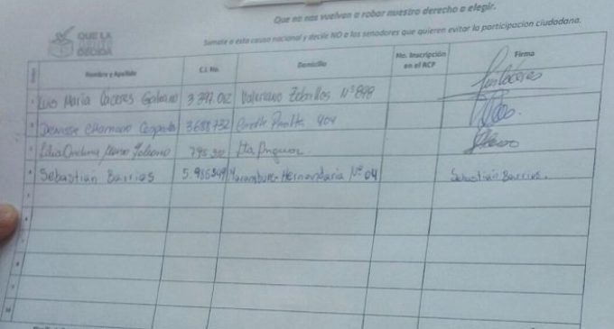 Defensor del Pueblo investigará recolección de firmas
