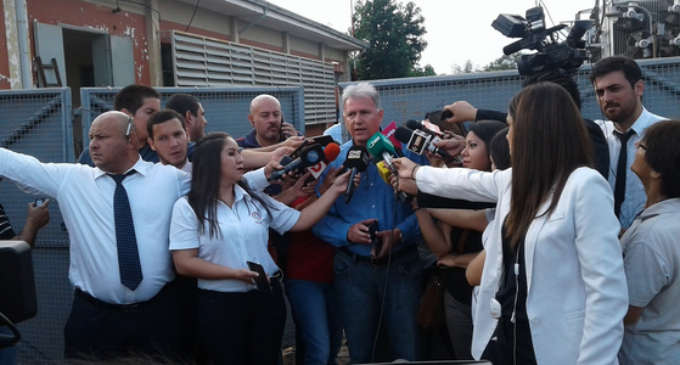 ANDE normalizó servicio tras incendio en subestática