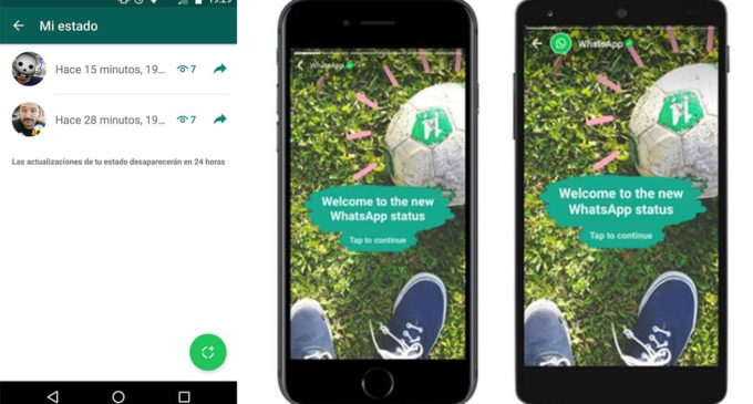Así funcionan los “estados” de WhatsApp con fotos y videos