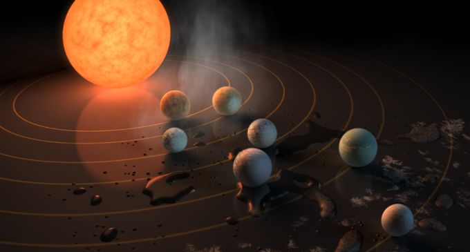 La NASA descubre un nuevo sistema solar con siete planetas que podrían albergar vida