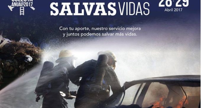 Bomberos realizarán colecta “Ayudando Salvás Vidas” para compra de nuevos equipos