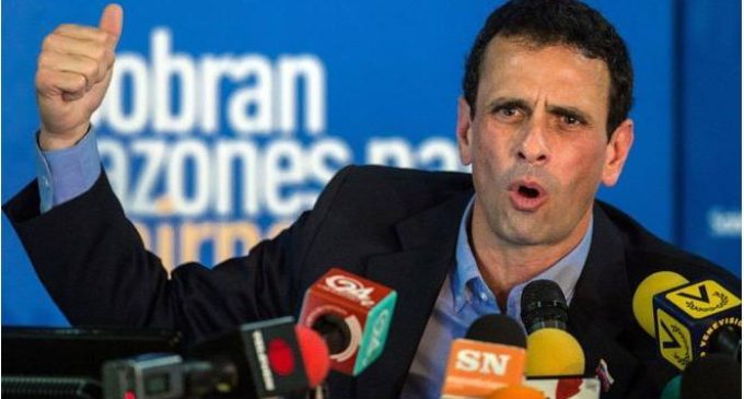 Régimen de Maduro inhabilita por 15 años a Henrique Capriles para ejercer cargos públicos