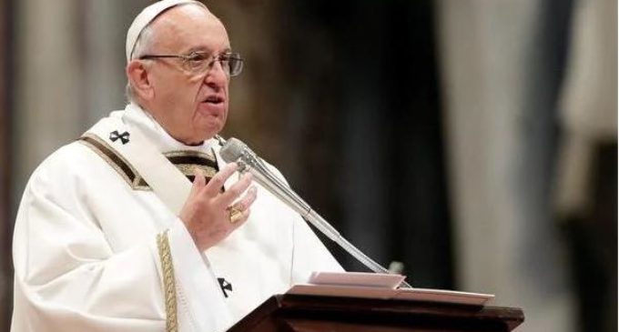 El papa Francisco volvió a advertir por “una terrible guerra mundial a pedazos”