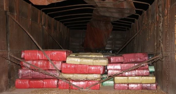 Cargamento de 8.721 de marihuana escoltado por un esquema policial