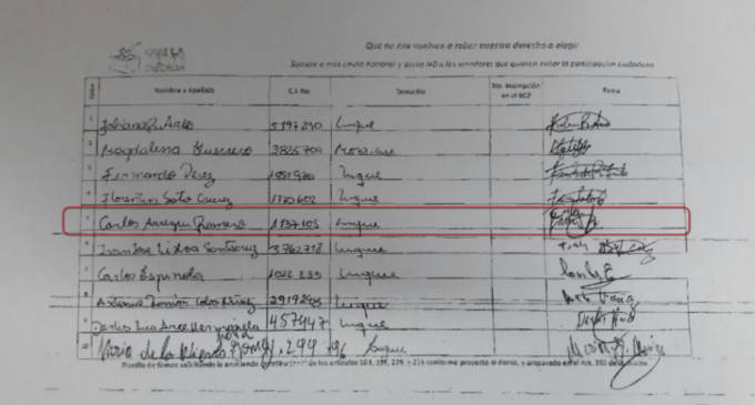 Critican que aún no exista un solo imputado sobre falsificación masiva de firmas pro reelección