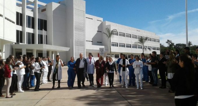 Cartes compartió almuerzo con adultos mayores en Geriátrico de San Bernardino