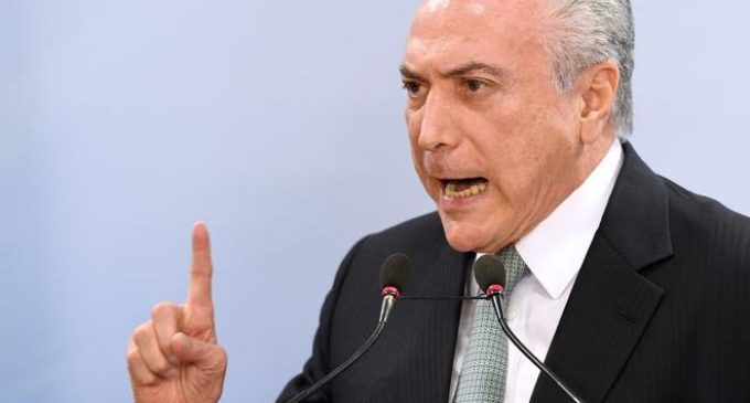 Fiscalía de Brasil acusa a Michel Temer por obstrucción a la justicia en la investigación de Lava Jato