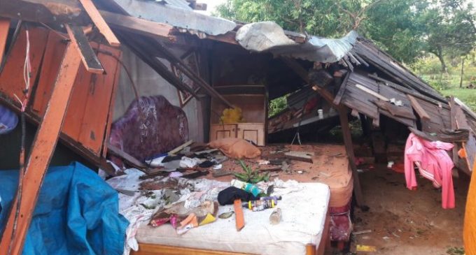 Al menos 100 familias perdieron sus casas tras temporal en Yataity del Norte