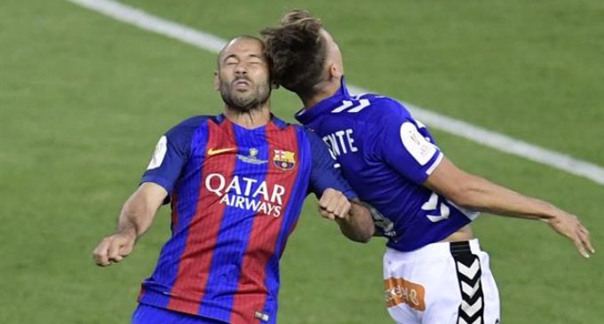 Mascherano estará de baja por seis semanas