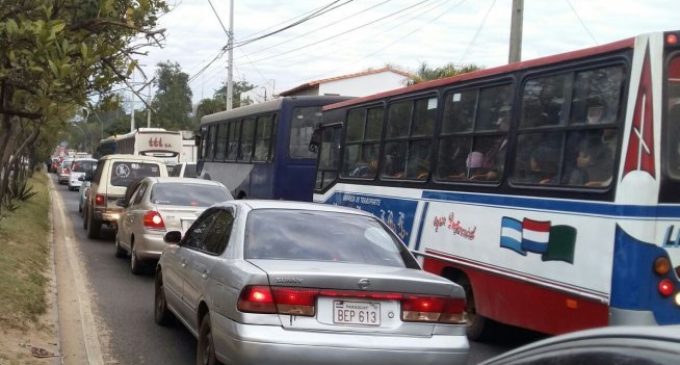 Tráfico en Asunción| Un promedio de 400 mil vehículos ingresan a la ciudad