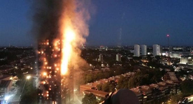 Identifican el origen del incendio mortal en Londres