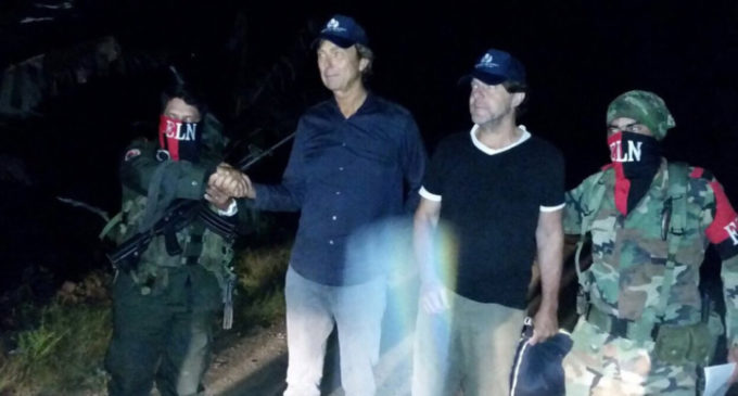 ELN libera a periodistas holandeses secuestrados