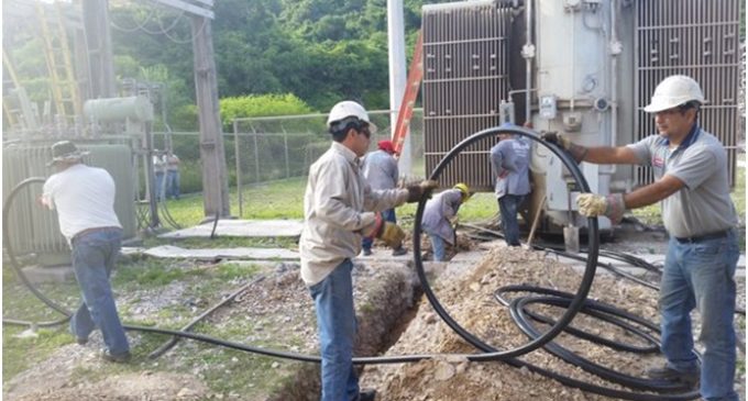 ANDE ultima trabajos de cableados subterráneos en Asunción