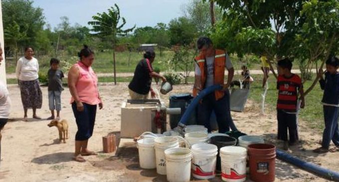 Realizan “cosechas de agua” para proveer a comunidades indígenas del Chaco