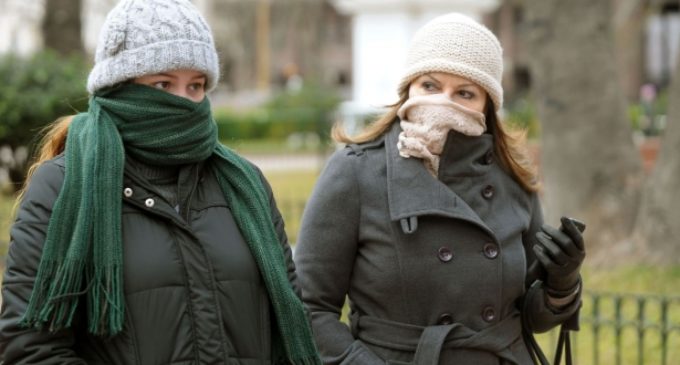 Llegó el frío polar