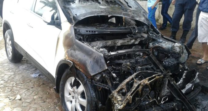 Sospechan que quema de camioneta de concejala de Guairá tiene trasfondo político