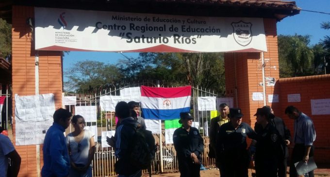 Levantaron toma en el Saturio Ríos