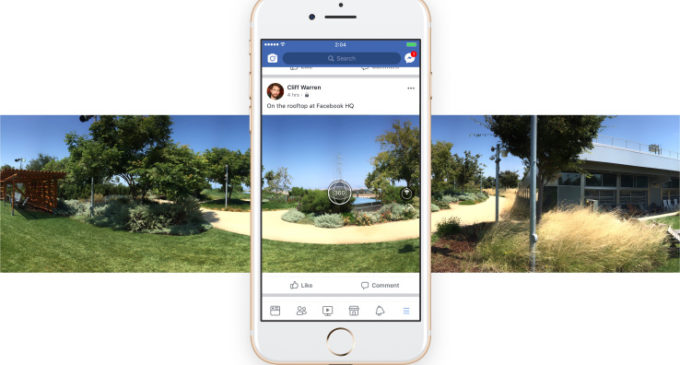 Ahora podrás tomar fotos de 360 grados desde la aplicación de Facebook