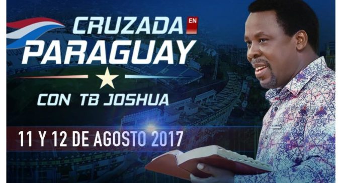 La próxima semana se realizará la Cruzada en Paraguay con TB Joshua