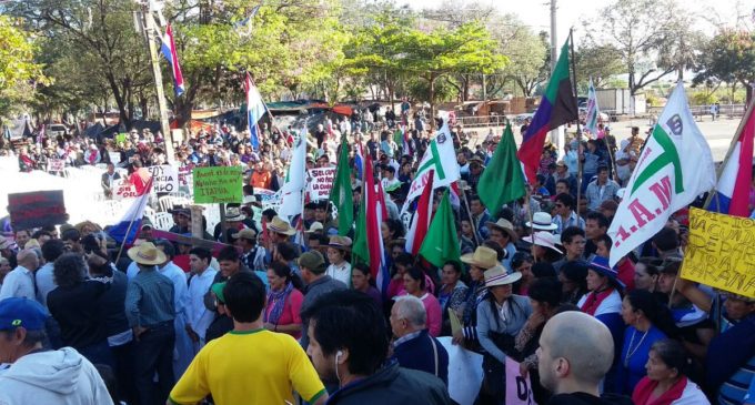 Campesinos se hacen presentes en la Catedral Metropolitana