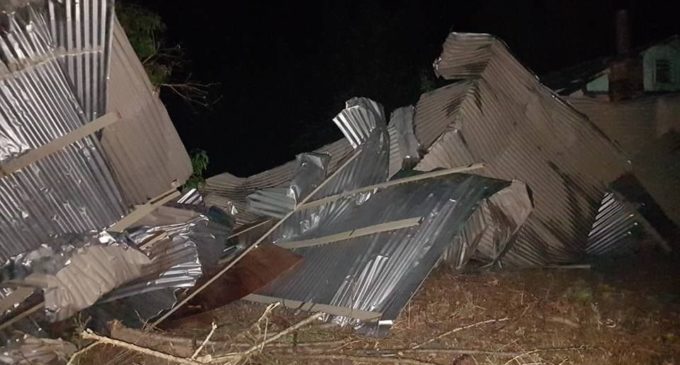 Temporal dejó destrucción y heridos en Boquerón