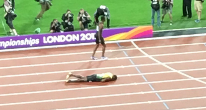Triste despedida: Los últimos segundos de Usain Bolt en una pista de atletismo