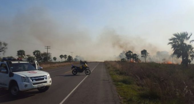 Caminera asegura contar con plan de contingencia ante incendios
