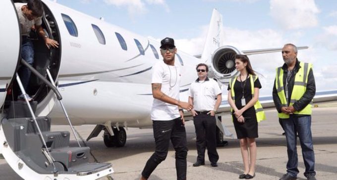 ¡Llegó Neymar!