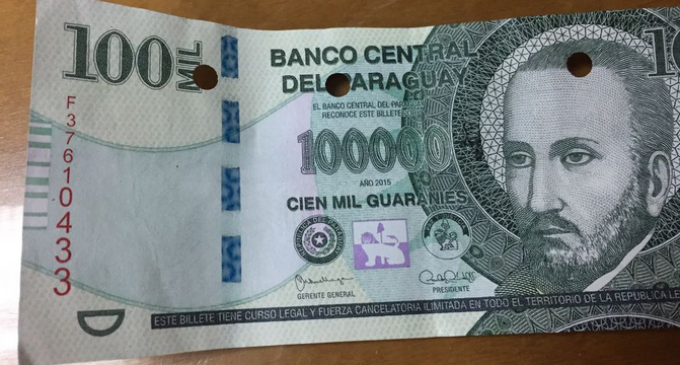 No hay denuncia formal sobre billetes falsos