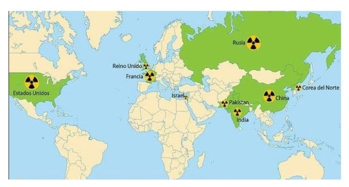 ¿Dónde están las armas nucleares del mundo?