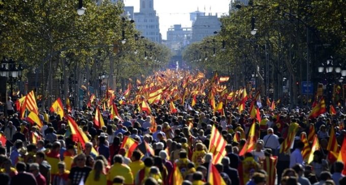 Marchas en Barcelona contra la independencia