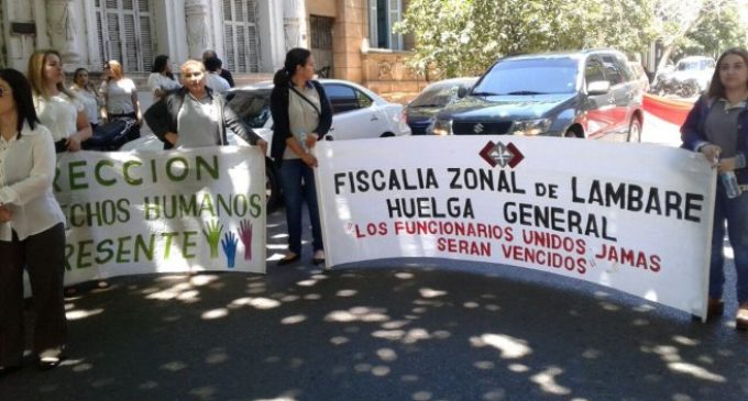 Funcionarios de la Fiscalía anuncian marcha para el miércoles