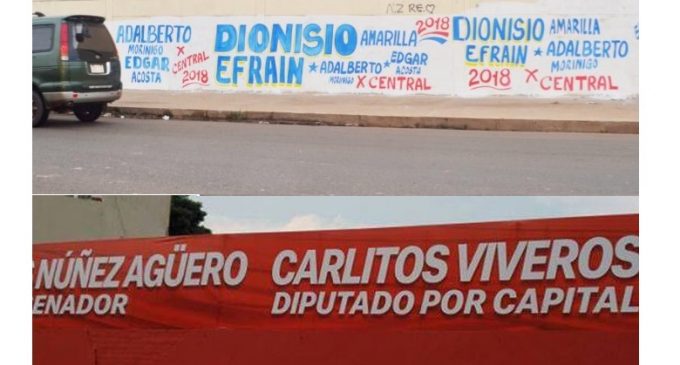 Fiscalía Electoral faculta a Policía Nacional a intervenir cuando personas realicen pintatas políticas