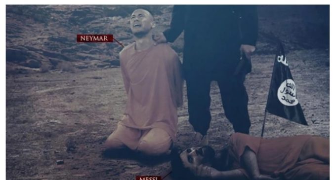 Ahora, Neymar es la nueva amenaza del ISIS