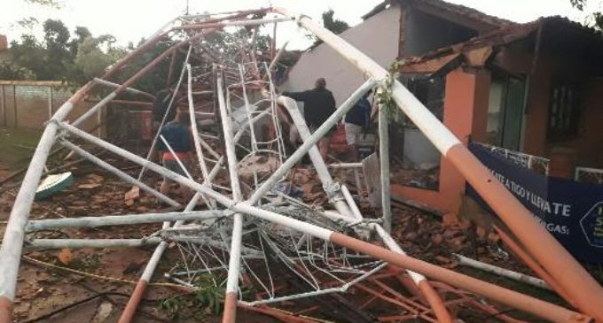 Más de 2.000 viviendas afectadas por temporal en Caaguazú