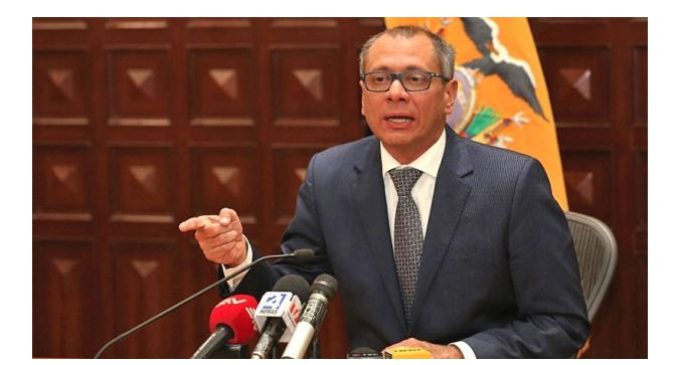 Ecuador: Dictan prisión preventiva para el vicepresidente Jorge Glas por el caso de pago de sobornos de Odebrecht
