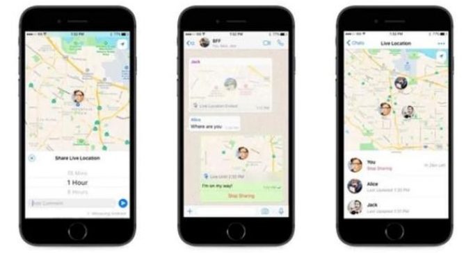Ya se puede conocer el recorrido en tiempo real de los usuarios en WhatsApp
