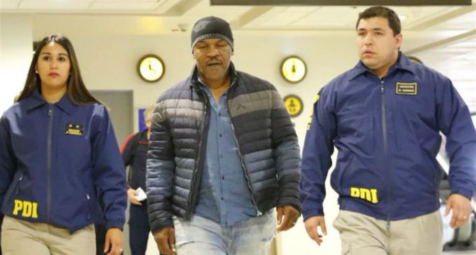 Mike Tyson es detenido en Chile y deportado a su país