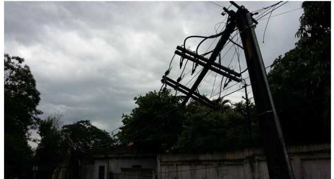 26 líneas de distribución fueron afectadas por temporal, informa ANDE