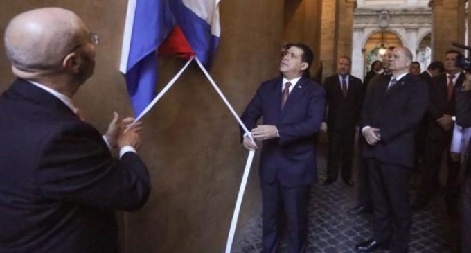 Inauguran placa en homenaje a Mariscal López en Roma