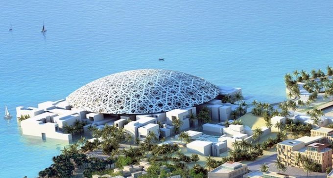 Inauguración del nuevo museo Louvre en los Emiratos Árabes Unidos